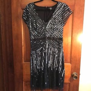 Beaded Adrianna Papell dress